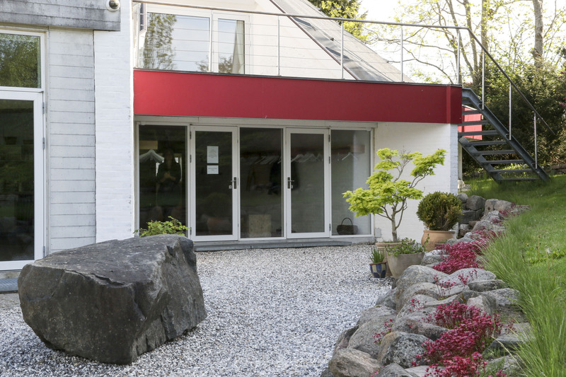 Her ser man Tigerens Redes indgang, med klippeblokken.